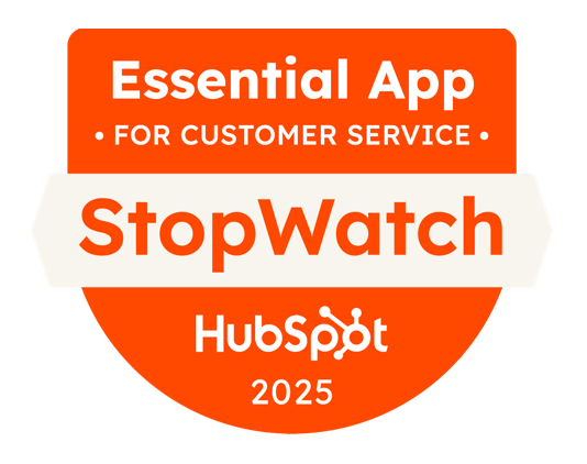 StopWatch named a HubSpot Essential App for Customer Service in 2025